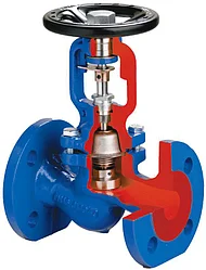 Запорный клапан с сильфонным уплотнением MK-16/25/40