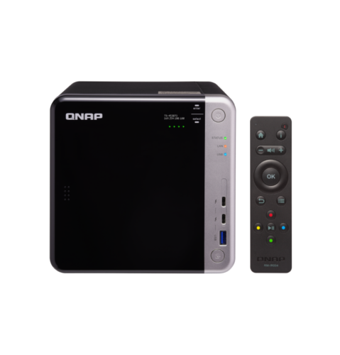 QNAP TS-453BT3-8G Сетевой RAID-накопитель, 4 отсека для HDD, 2 HDMI-порта. Intel Celeron J3455 1,5 ГГц. - фото 1 - id-p50942292