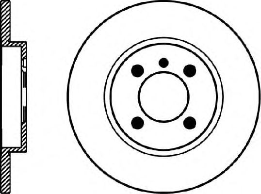 Тормозные диски BMW E30-316, 318 (передние, Optimal)