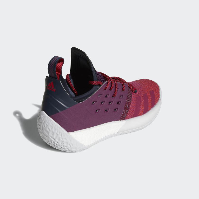 Кроссовки баскетбольные Adidas Harden Vol.2 MYSTERY RUBY F17/RED NIGHT - фото 5 - id-p50946938