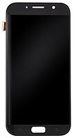 Дисплей Samsung Galaxy A7 A720 (2017) с сенсором, цвет черный, качество OLED