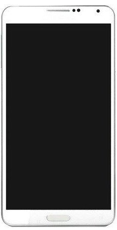 Дисплей Samsung Galaxy Note 3 SM-N900/N9000/N9005, с передней панелью и с сенсором, цвет белый 