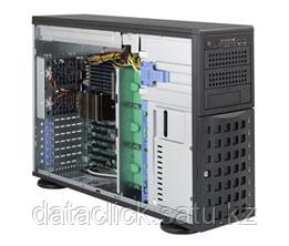 Сервер Tower 4U, 2xXeon E5-2600 v3/v4, 8xDDR4 LRDIMM 2400, 8x3.5HDD, RAID 0,1,10,5, 2xGLAN, 2x800W