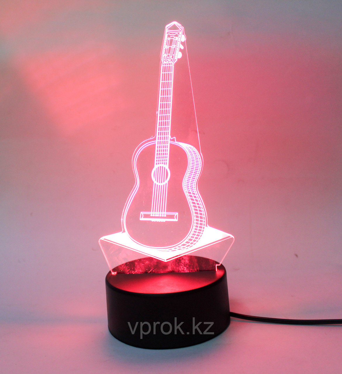 3D светильник, гитара, фото 1