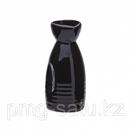Бутылка для саке 100 мл, (в упак 8 шт) черная керамика арт.8076(BLK) - фото 1 - id-p50986079