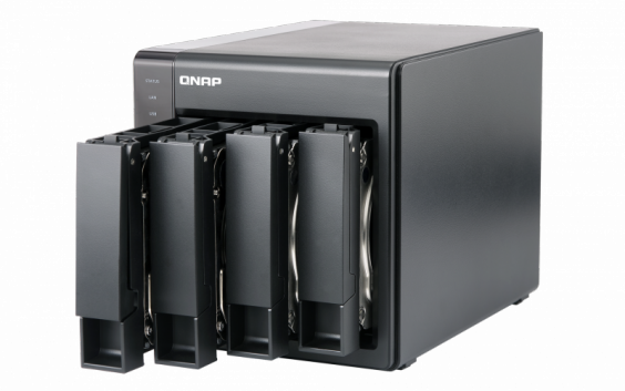 QNAP TS-451+-2G Сетевой RAID-накопитель, 4 отсека для HDD, HDMI-порт. Intel Celeron J1900 2,0 ГГц, 2 ГБ. - фото 3 - id-p50988098