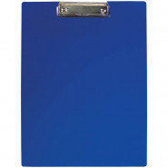 Планшет с зажимом OfficeSpace пластик синий А4