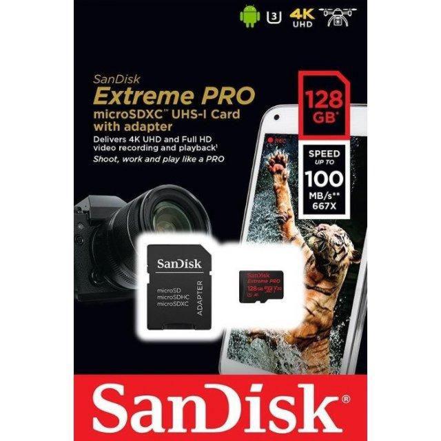 SanDisk Extreme Pro micro SDHC UHC-I  128GB 170MB/s