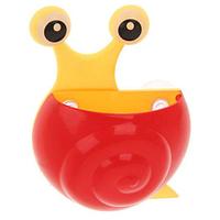 Держатель для зубных щеток и пасты на присоске "Улитка"