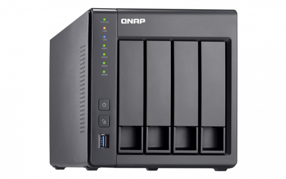 QNAP TS-431X2-2G Сетевой RAID-накопитель, 4 отсека для HDD, 10 GbE SFP+