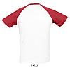 Футболка | Sols Funky XL бело-красный, фото 2