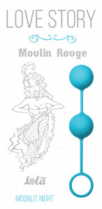 Вагинальные шарики Love Story Moulin Rouge blue 3009-03Lola