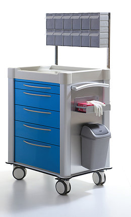 Медицинская тележка для лекарств TECNOPLUS TPS-3025, фото 3