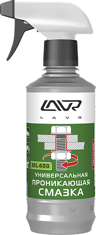 Проникающая смазка  с триггером ML-400 LAVR Universal penetrating lubricant 330мл, фото 2