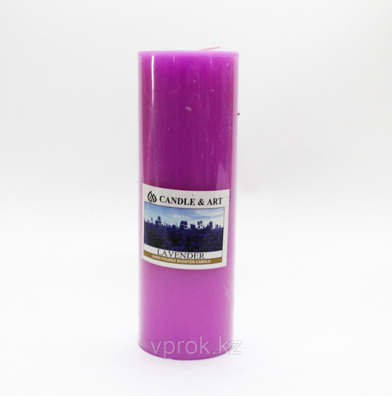 Ароматическая свеча, Lavender, 15 см
