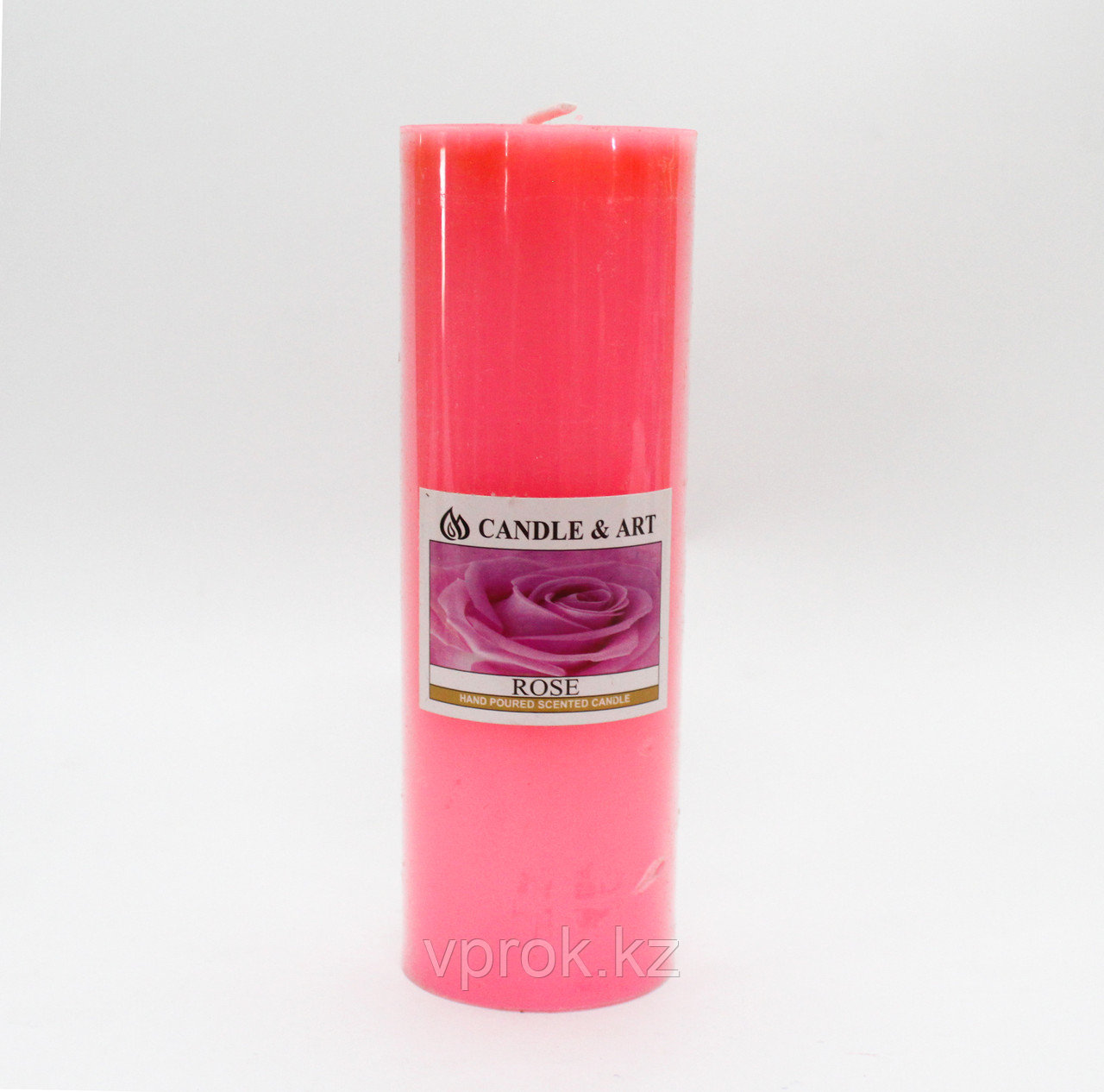 Ароматическая свеча, Rose, 15 см - фото 1 - id-p50998122