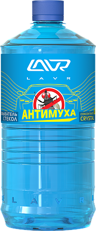 Омыватель стекол концентрат "Анти Муха" Crystal LAVR Glass Washer Concentrate Anti Fly 1000мл, фото 1