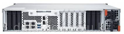 Cетевой Qnap RAID-накопитель, 12 отсеков 3,5", 6 отсеков 2,5". Cтоечное исполнение, два блока питания, фото 2