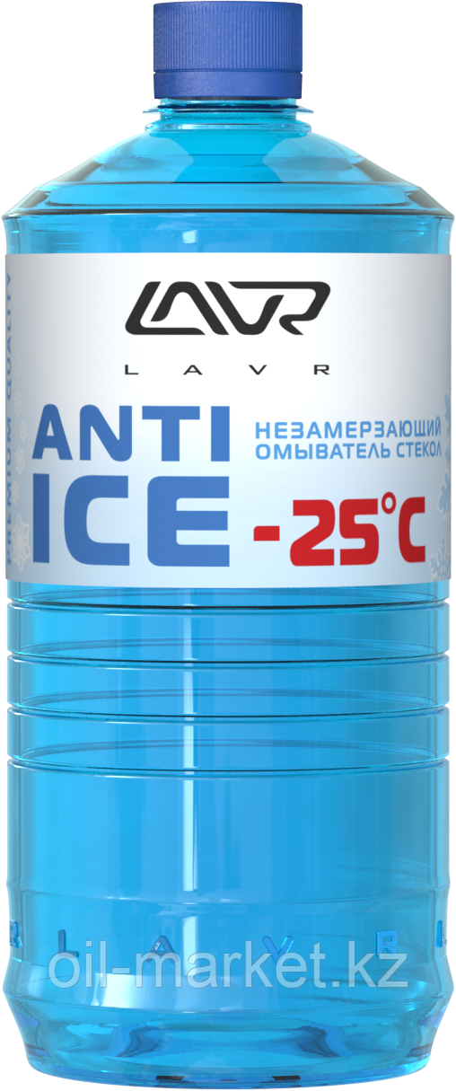 Незамерзающий омыватель стекол Anti-ice (-25С) LAVR Anti Ice 1000мл