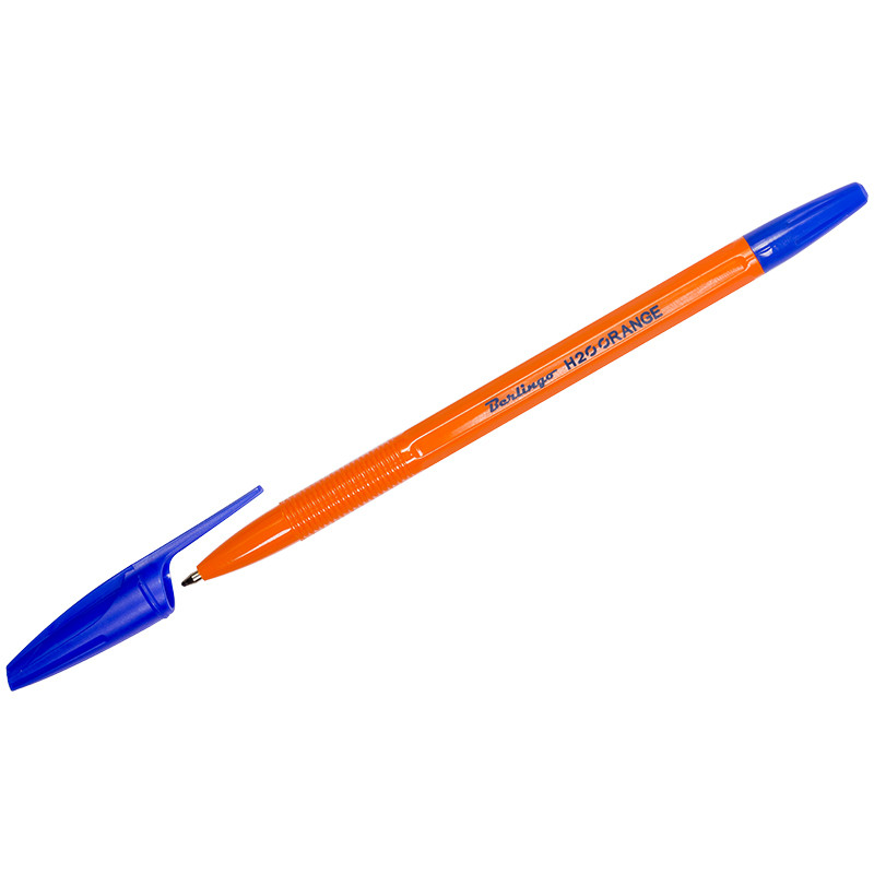 Ручка шариковая Berlingo H-20 Orange. синяя 1,0 мм - фото 1 - id-p51018717
