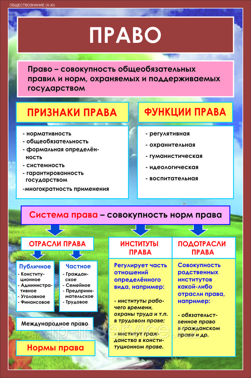 Плакаты Обществознание 10-11 класс - фото 2 - id-p51032919