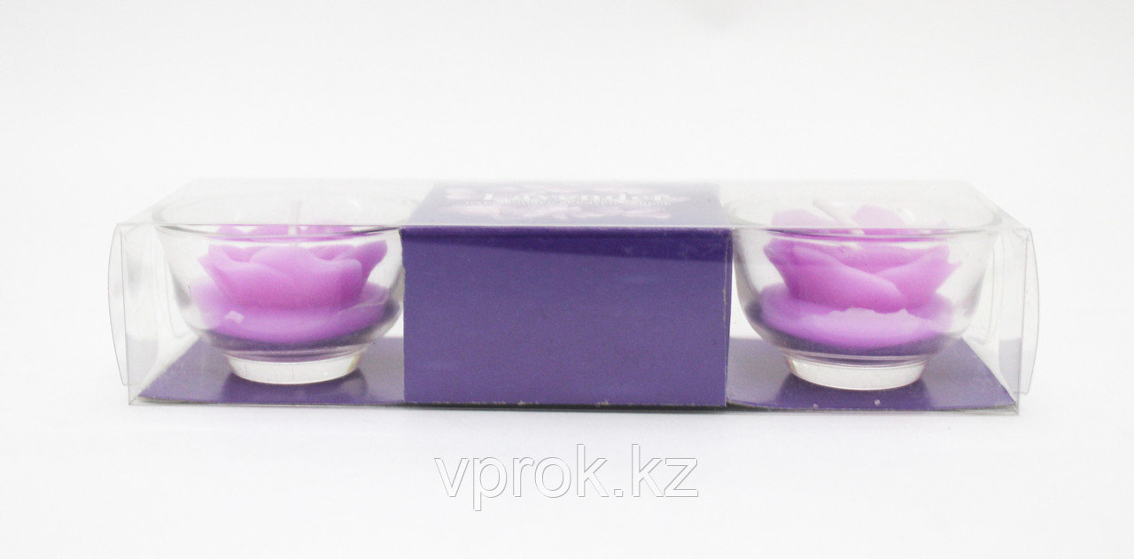 Ароматические свечи, розы фиолетовые, 2 шт. - фото 2 - id-p51063744