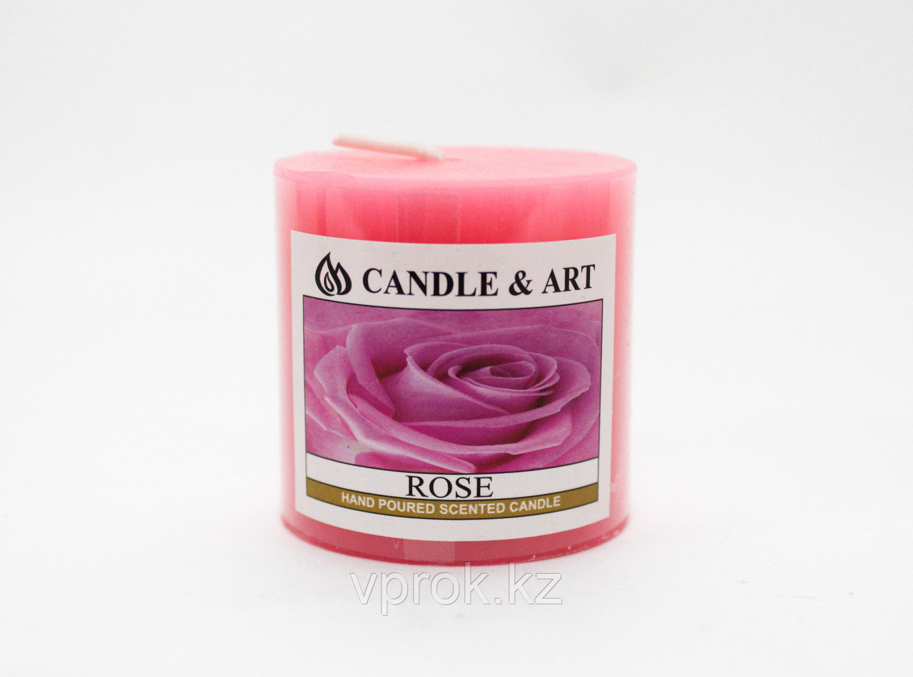 Ароматическая свеча, Rose, 5 см - фото 1 - id-p51063816