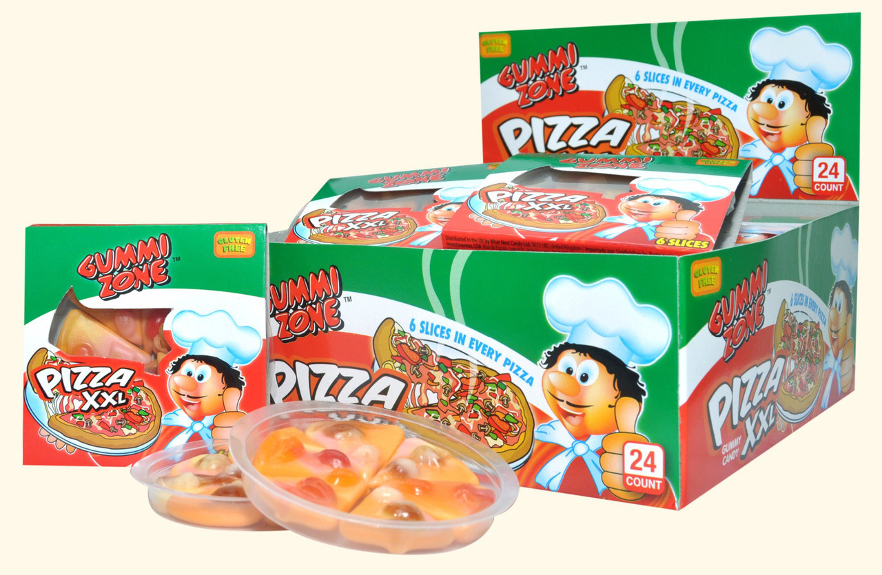 Мармелад Большая Пицца Pizza XXL 5 кусков 21гр (24шт - упак) / GUMMI ZONE/