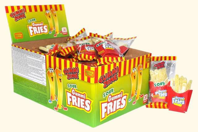 Мармелад Картошка фри French Fries 20гр. (36шт-упак) /gummi zone/