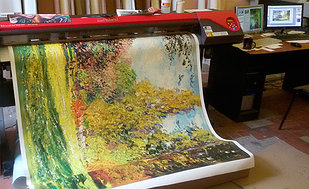 Печать на холсте