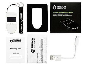 Аппаратный / холодный крипто - кошелек Trezor черный/белый, фото 3