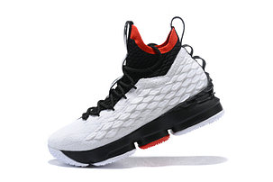 Баскетбольные кроссовки Nike Lebron 15 (XV) from LeBron James "white /black", фото 2