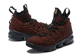 Баскетбольные кроссовки Nike Lebron 15 (XV) from LeBron James  "black/red", фото 2