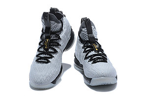 Баскетбольные кроссовки Nike Lebron 15 (XV) from LeBron James "Grey", фото 2