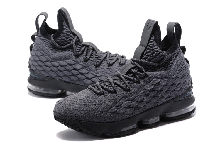 Баскетбольные кроссовки Nike Lebron 15 (XV) from LeBron James "Dark Gray" - фото 2 - id-p51103664