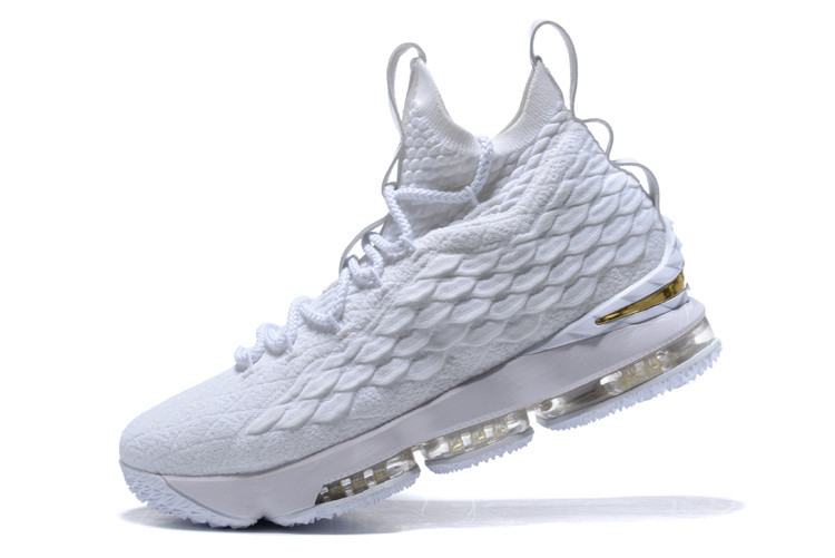 Баскетбольные кроссовки Nike Lebron 15 (XV) from LeBron James "white" - фото 1 - id-p51105932