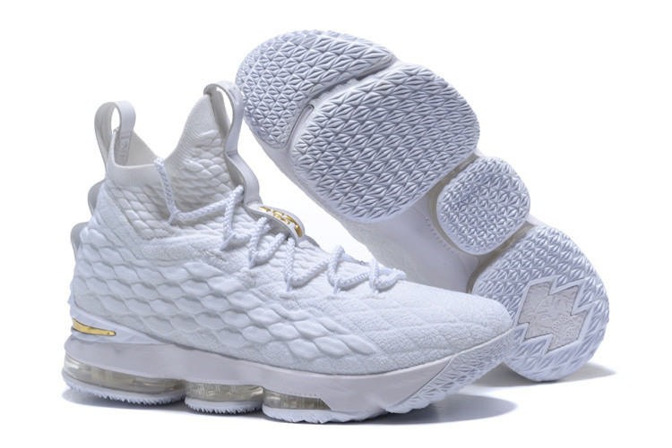 Баскетбольные кроссовки Nike Lebron 15 (XV) from LeBron James "white" - фото 3 - id-p51105932