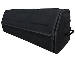 Органайзер FicoPro в багажник 80x26x30  (алькантара) черный, открытие спереди