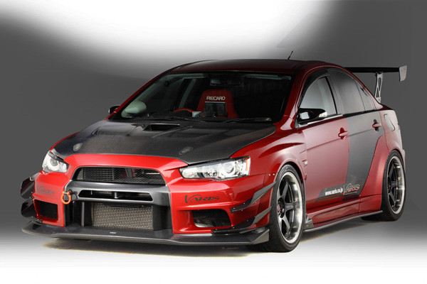 Обвес VARIS WIDE на Lancer Evolution X 10 - фото 3 - id-p3427754