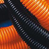 DKC Труба ПНД гибкая гофр. д.20мм, тяжёлая с протяжкой, 100м, цвет оранжевый, фото 2