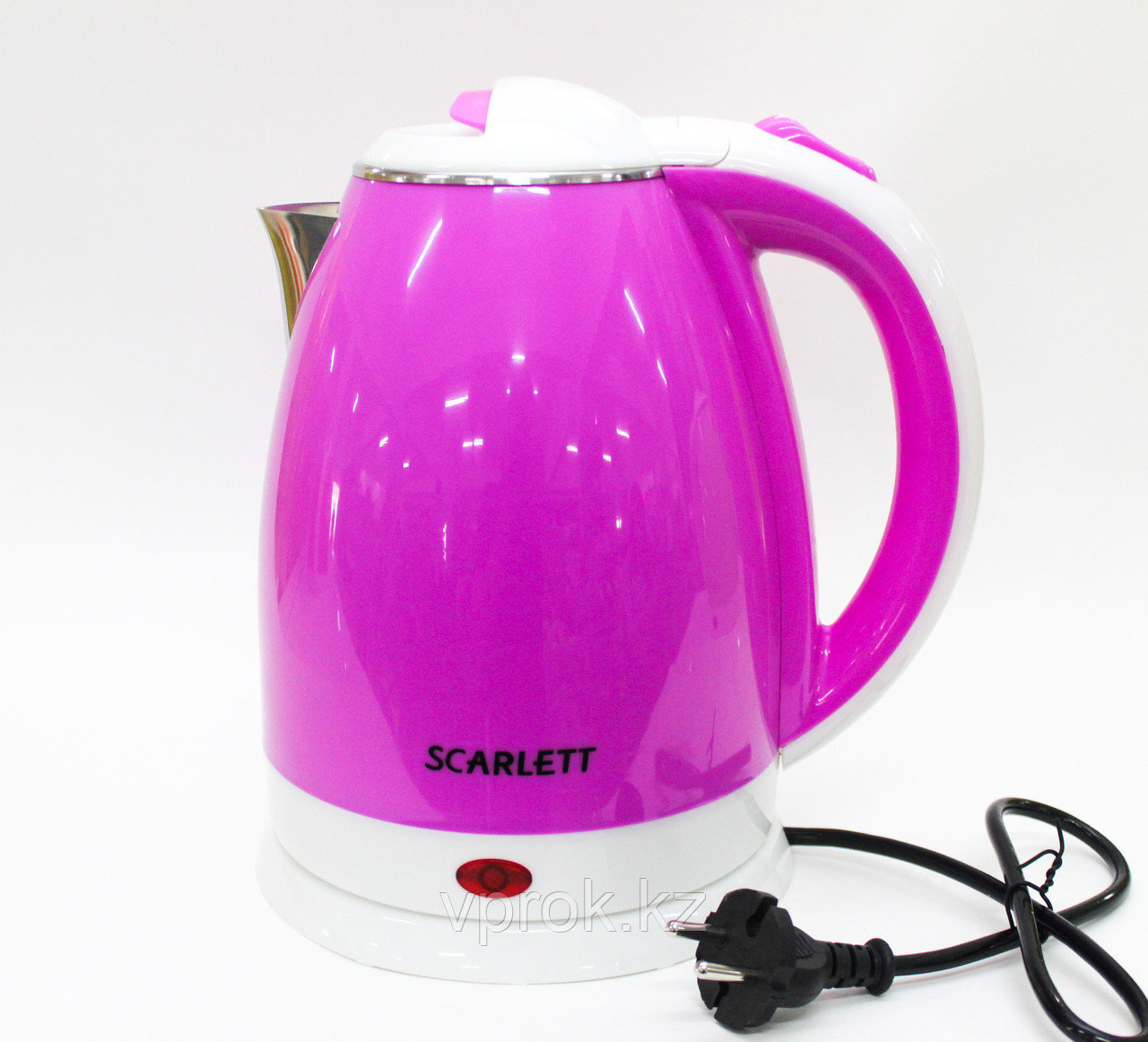 Электрический чайник SCARLETT SC-2020, фиолетовый, 2 л. - фото 1 - id-p51126152