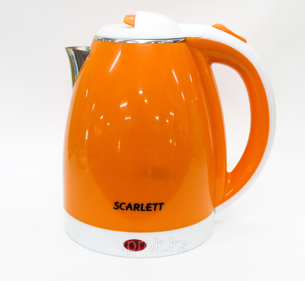 Электрический чайник SCARLETT SC-2020, оранжевый, 2 л. - фото 1 - id-p51126163