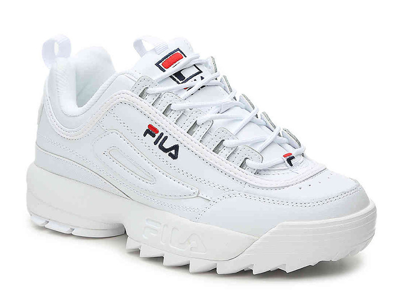 Кроссовки Fila Disruptor 2 white с логотипом размеры 35-45