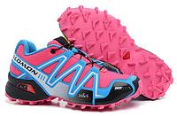 Кроссовки трейловые Salomon Speedcross 3 Pink Blue
