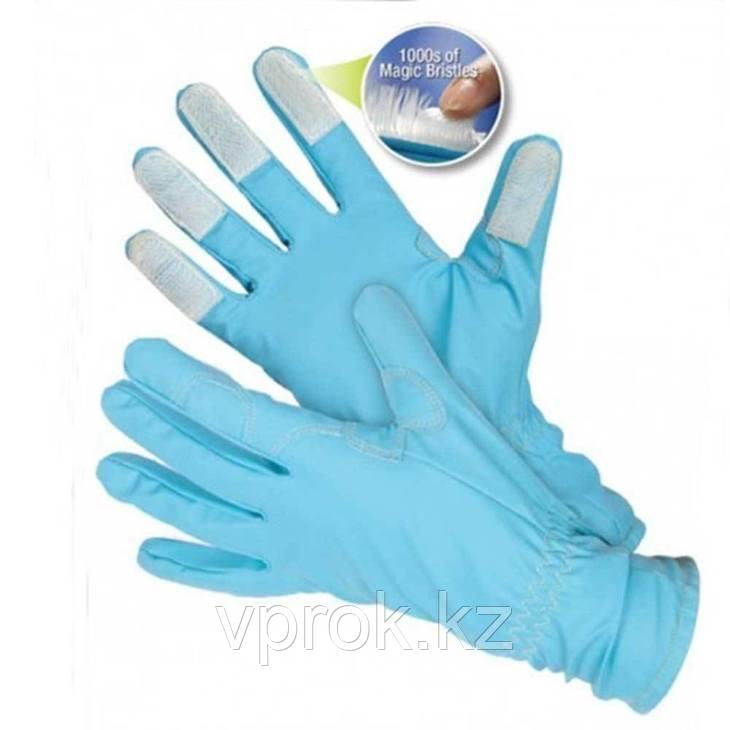 Перчатки-щётки Magic Bristle Gloves (Мэджик Бристл Гловес) - фото 1 - id-p51132984