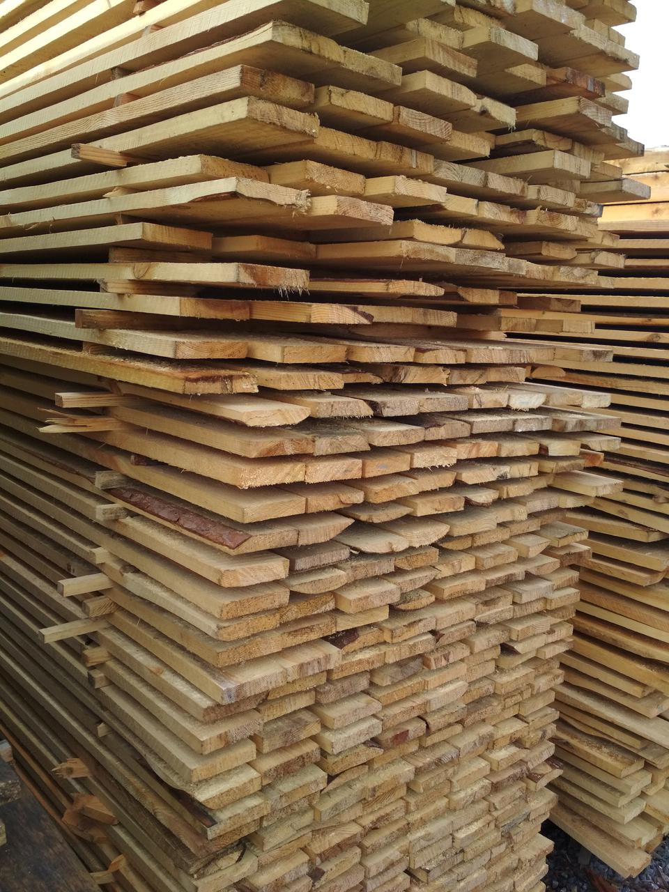 Доска обрезная из сосны 27*120*6000