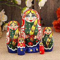 Матрёшка «Русская красавица», 5 кукол, 10 см