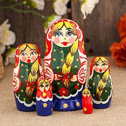 Матрёшка «Русская красавица», 5 кукол, 10 см