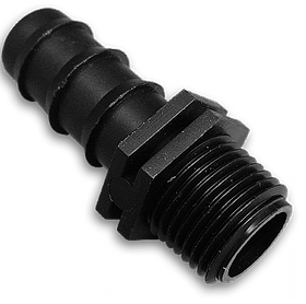 Муфта для трубки 16мм х 1/2"нар