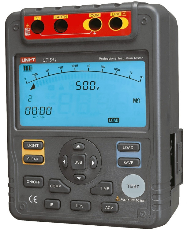 Мегаомметр цифровой UNI-T (1000V) UT511